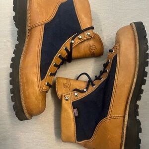 Danner Men's Brown and Black Leather Boots